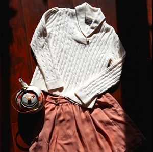 Cream American Living Sweater